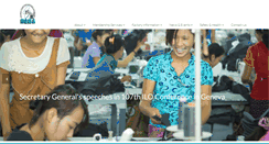 Desktop Screenshot of myanmargarments.org