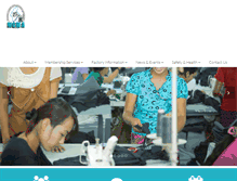 Tablet Screenshot of myanmargarments.org